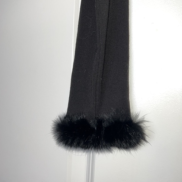 Black Two Piece Outfit (Top + Skirt) Elegant Office Look - Size S - Picture 3 of 5